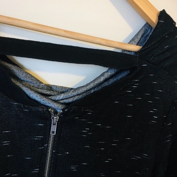 BCBGeneration Choker Zip Up - Picture 2 of 4